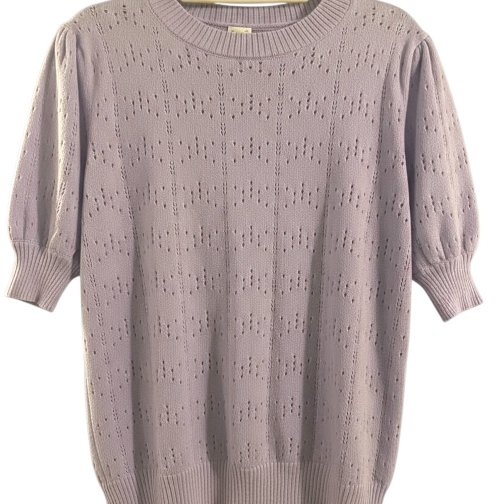 Amazon Women's Lavender Crew Neck Sweater